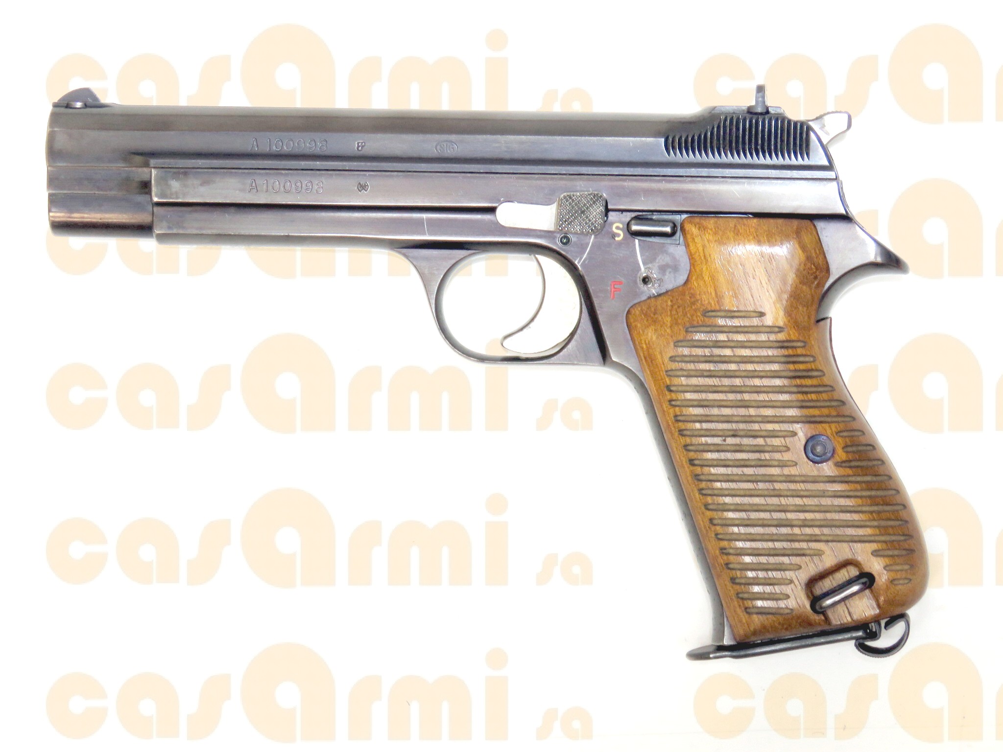 SIG mod. P210/1, con scatola in cartone (P220), secondo caricatore 9 Para